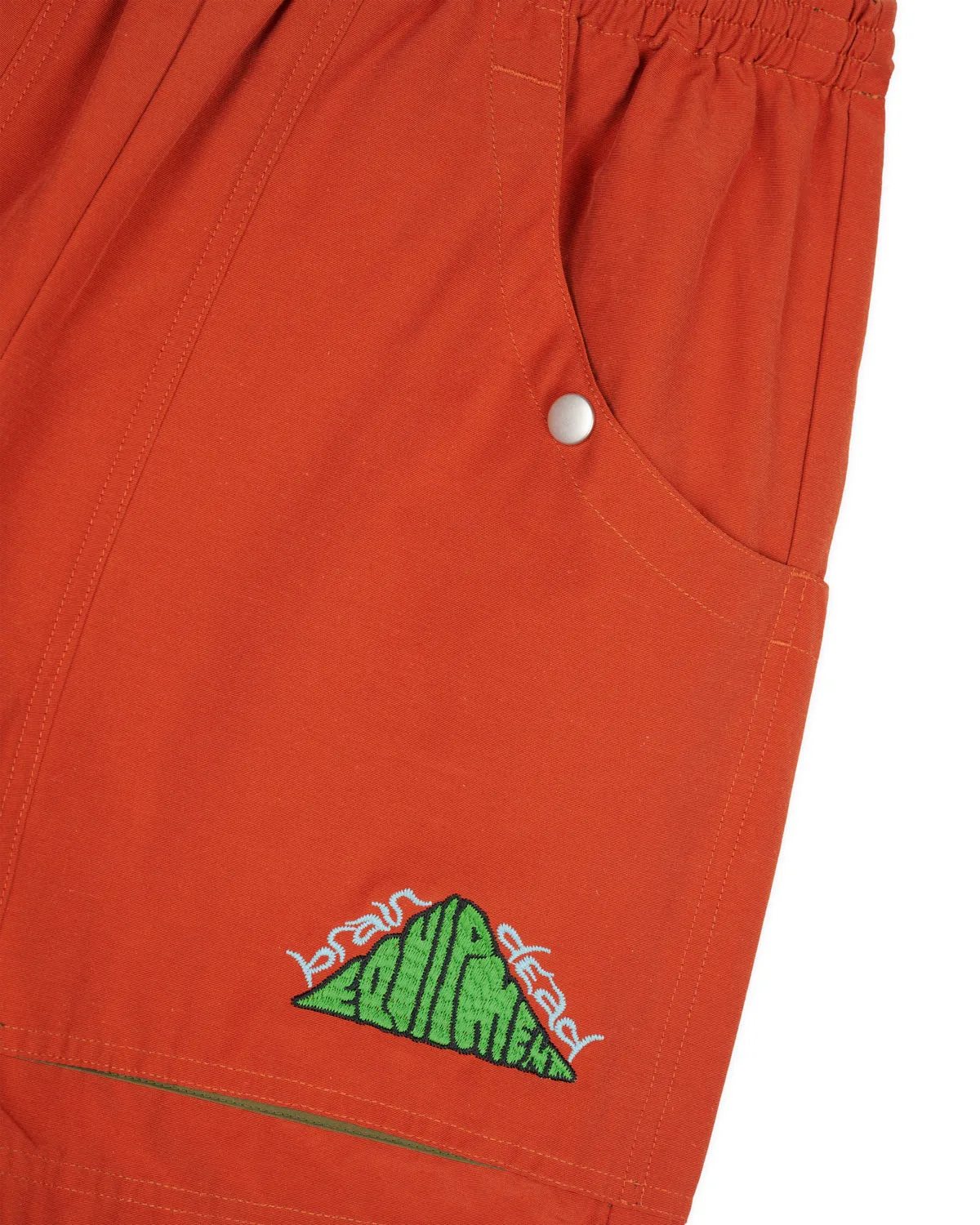 Cotton Nylon Utility Short - Orange