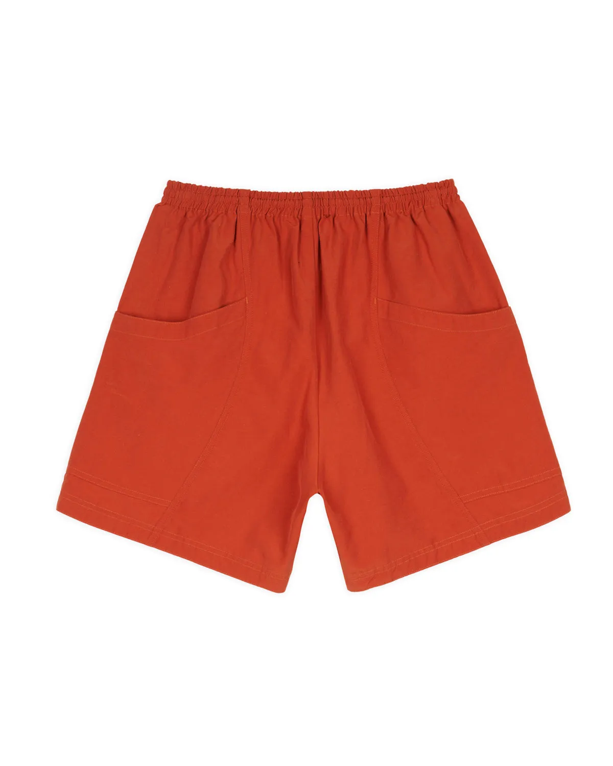 Cotton Nylon Utility Short - Orange