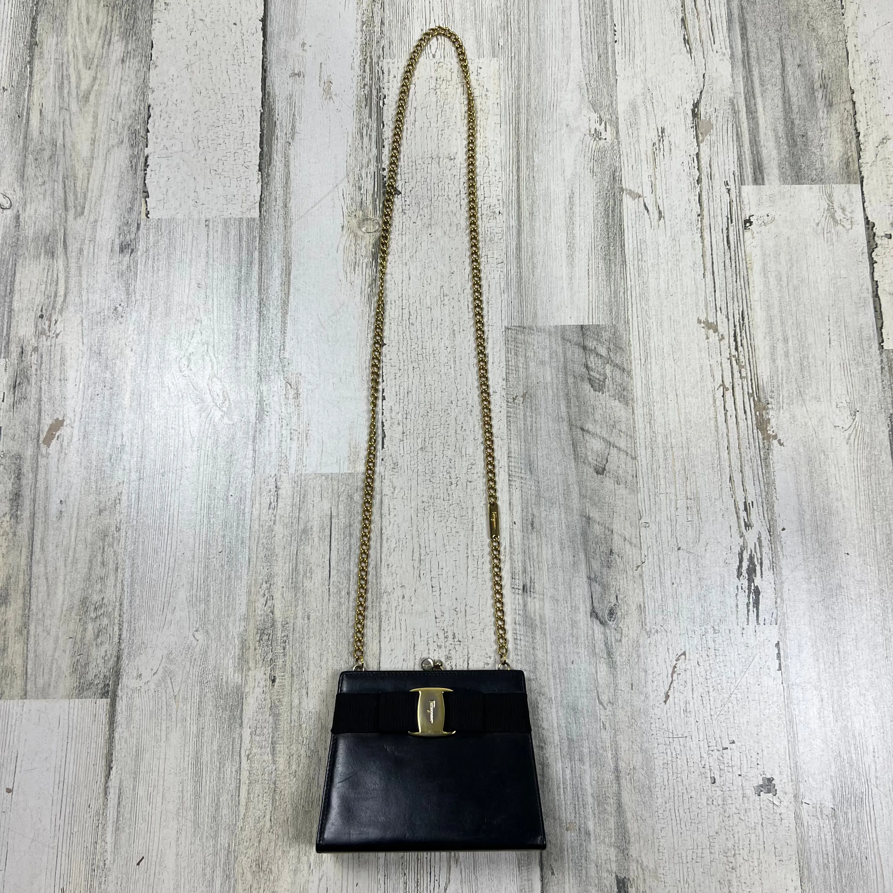 Crossbody Luxury Designer By Salvatore Ferragamo  Size: Small