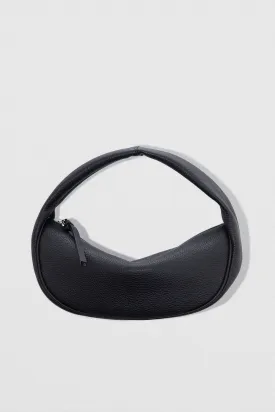 Cush Black Flat Grain Leather