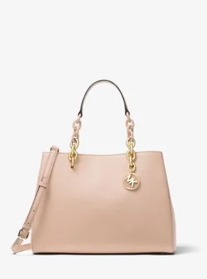 Cynthia Saffiano Leather Satchel
