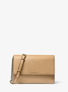 Daniela Large Saffiano Leather Crossbody Bag