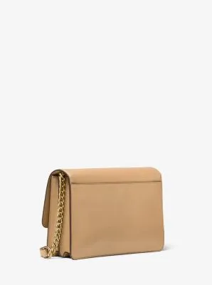 Daniela Large Saffiano Leather Crossbody Bag