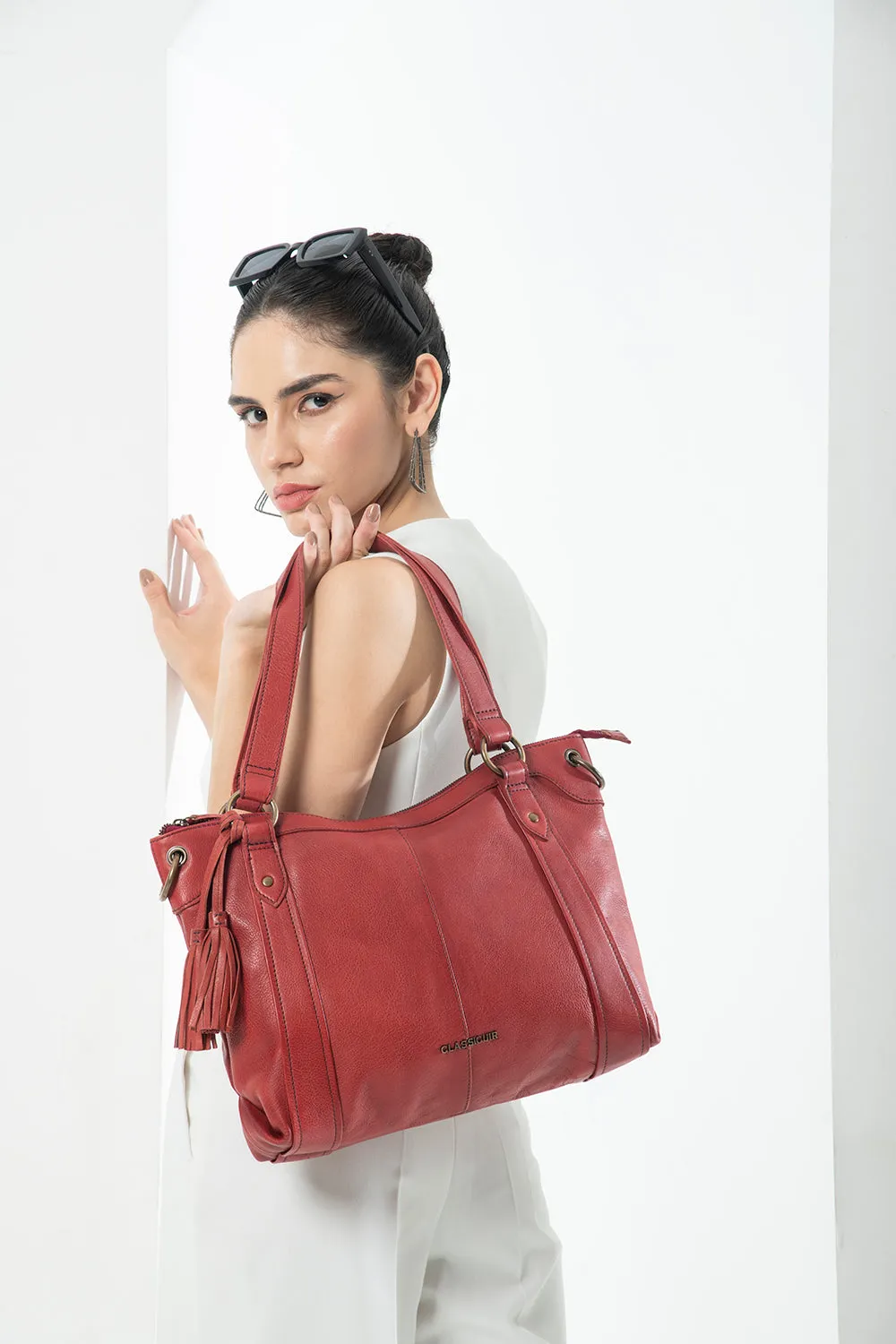 Dijon Tassle Hobo Bag