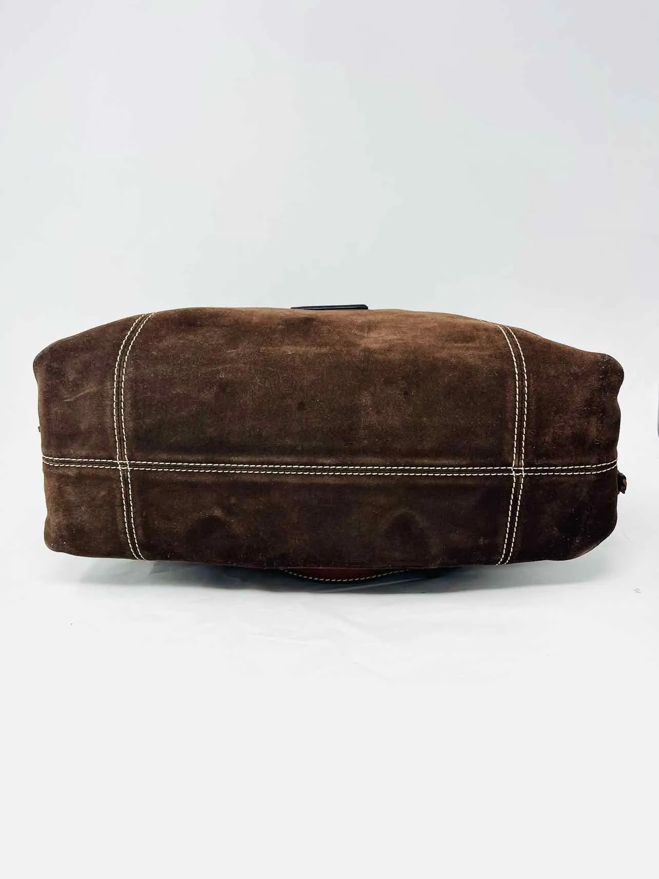 Dooney & Bourke Brown Hobo Suede Designer Purse
