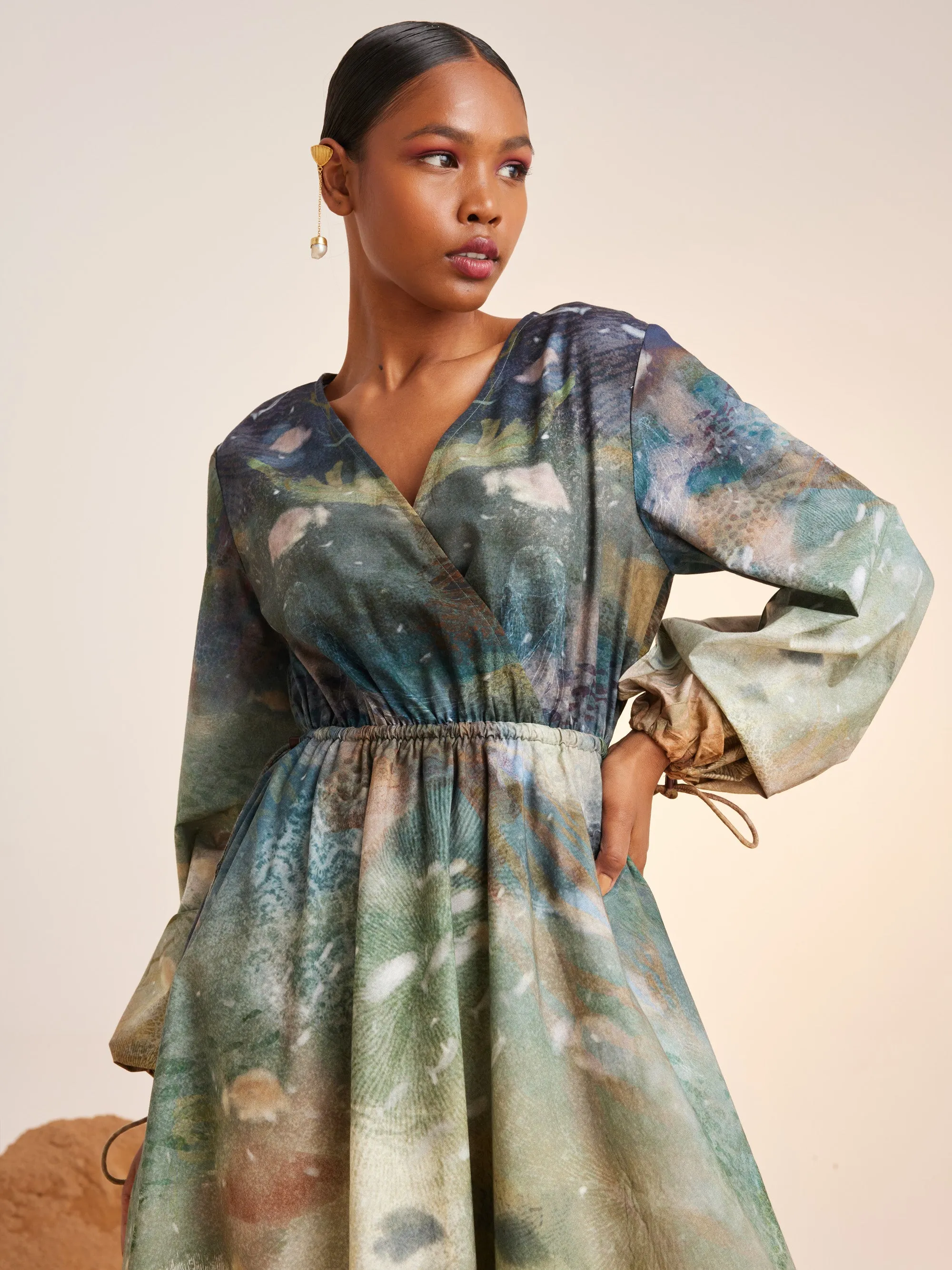 Drawstring Dress