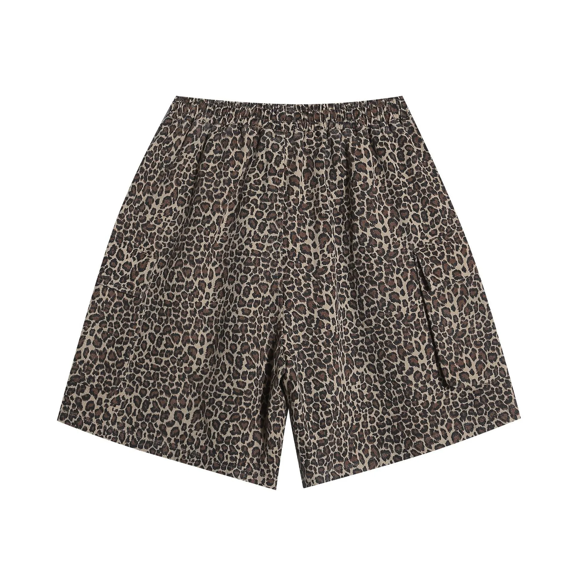 Drawstring Leopard Print | Shorts