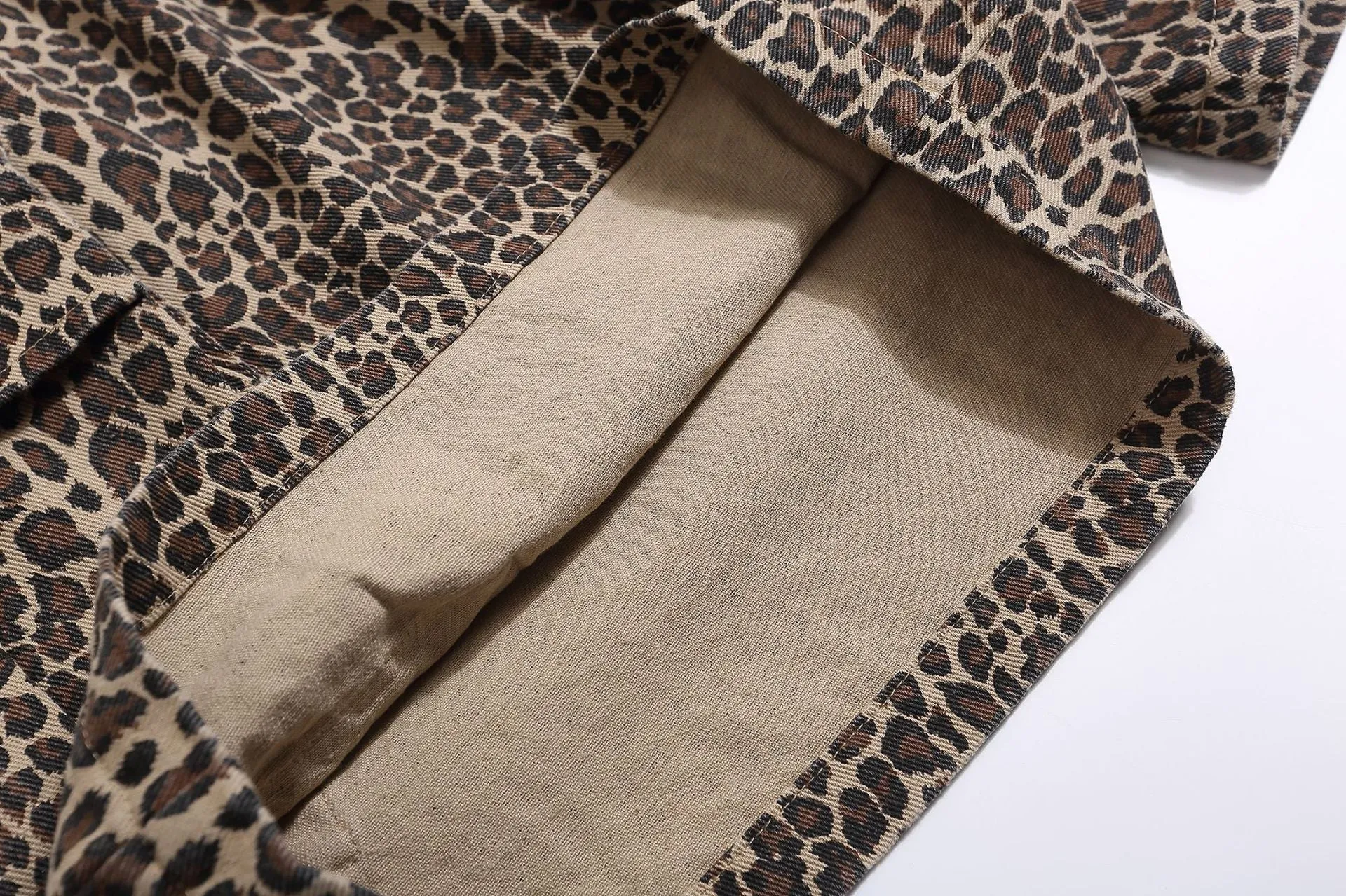 Drawstring Leopard Print | Shorts