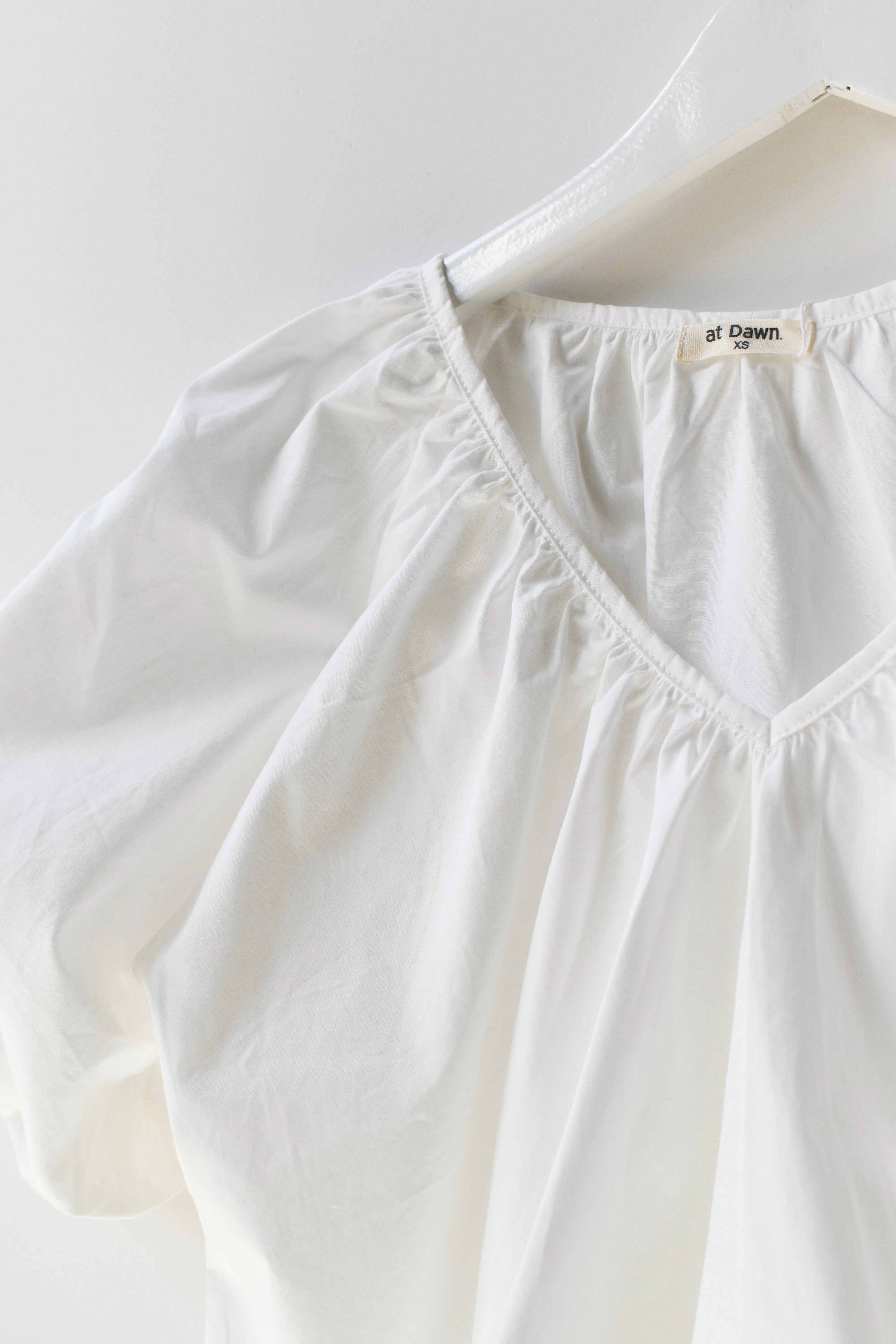 Drawstring Puff Top