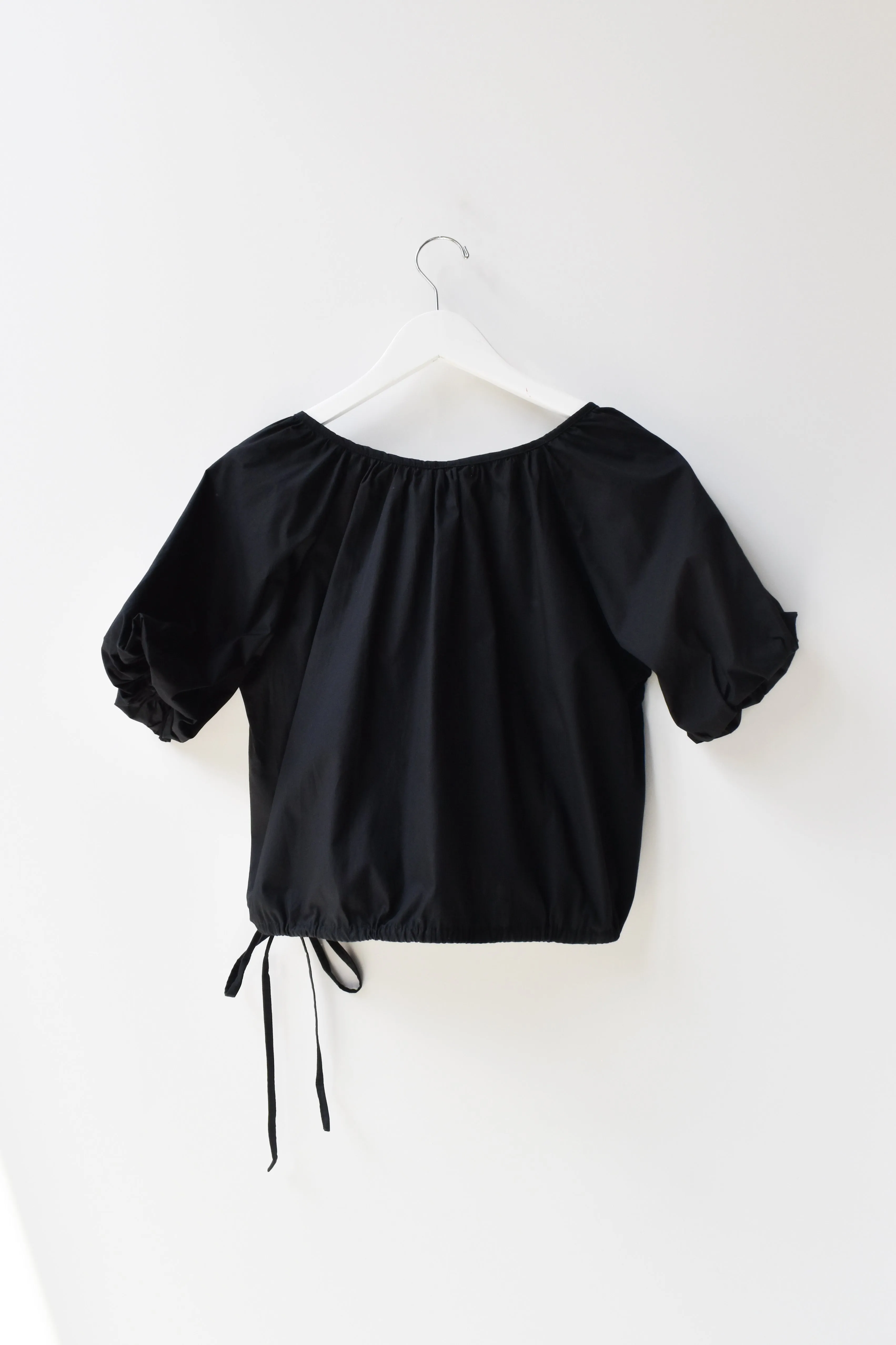 Drawstring Puff Top