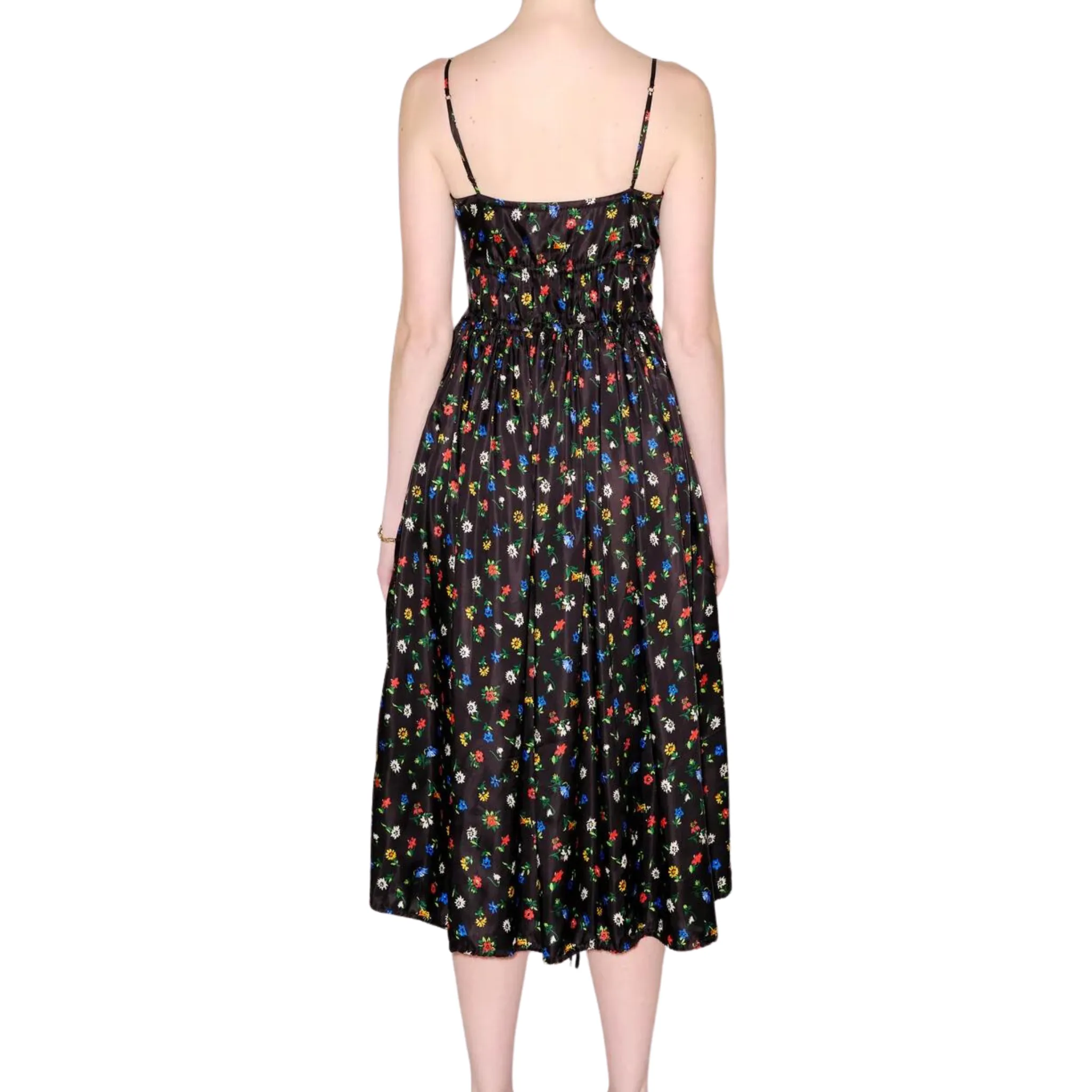 Drawstring Slip Dress