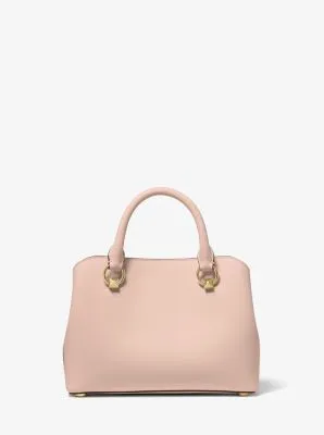Edith Small Saffiano Leather Satchel