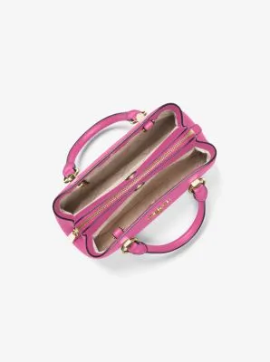 Edith Small Saffiano Leather Satchel