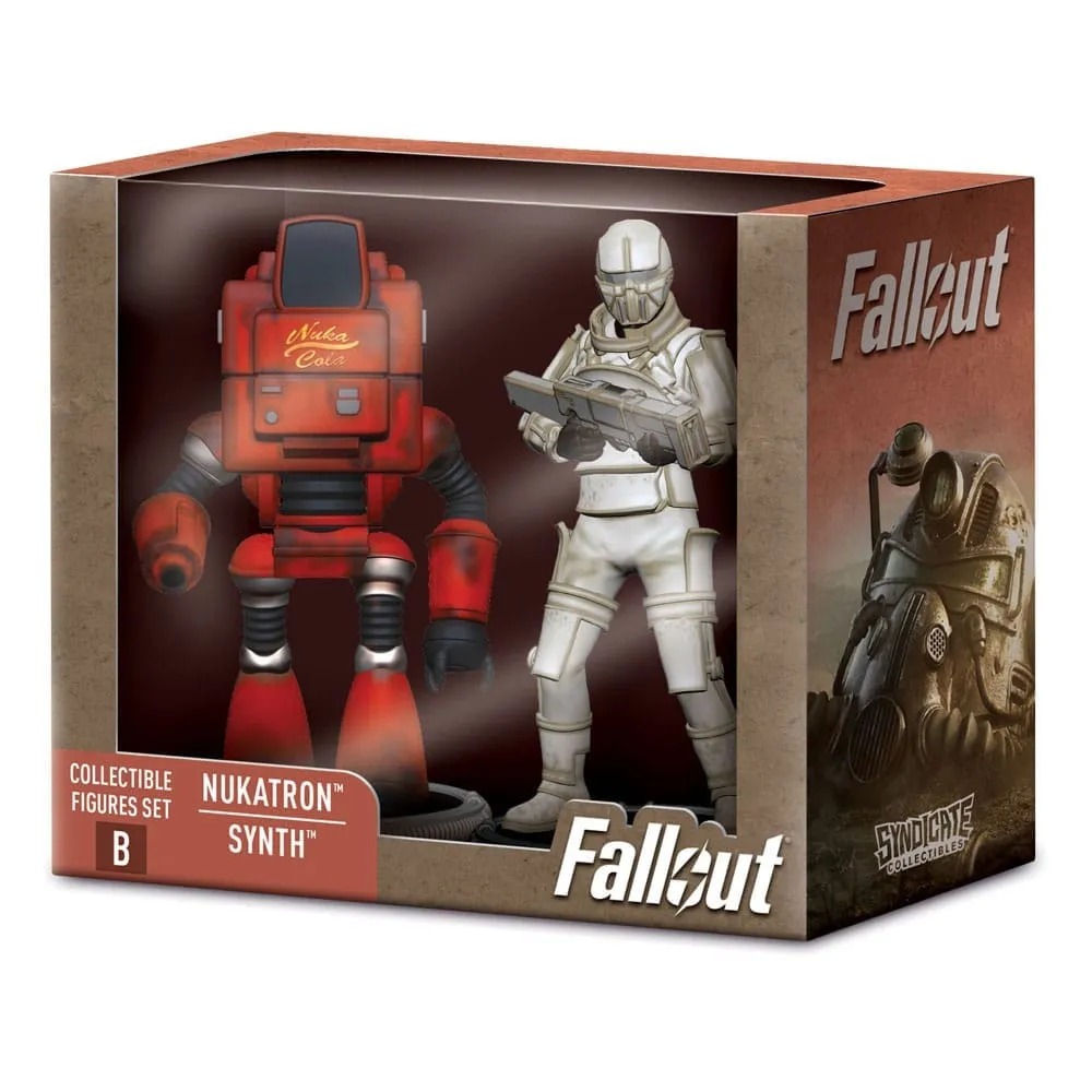 Fallout Mini Figures 2-Pack Set B Nukatron & Synth 7 cm (2.7in)