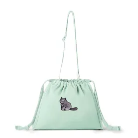 Furry Drawstring 37 - Mint
