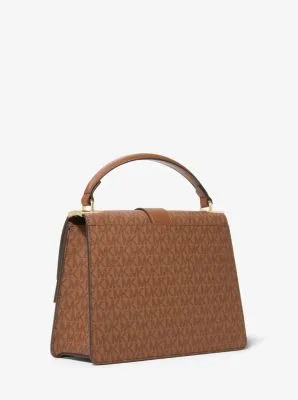 Greenwich Medium Logo Satchel