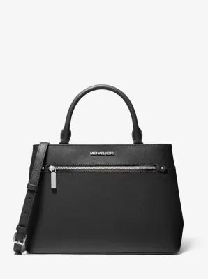 Hailee Large Saffiano Leather Satchel