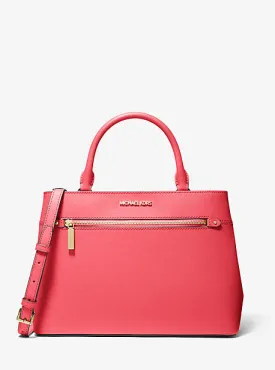Hailee Large Saffiano Leather Satchel