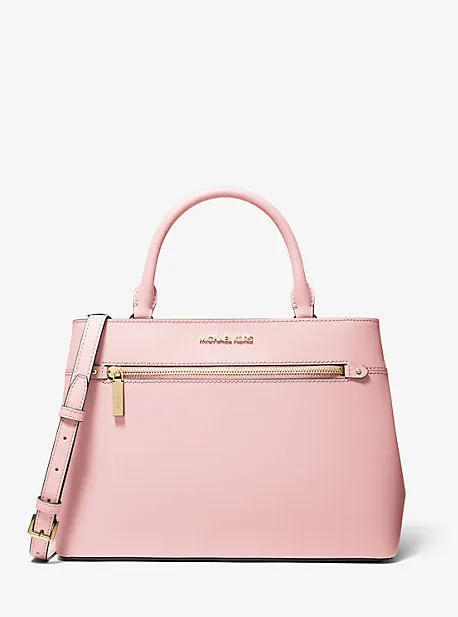 Hailee Large Saffiano Leather Satchel