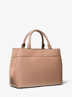 Hailee Large Saffiano Leather Satchel