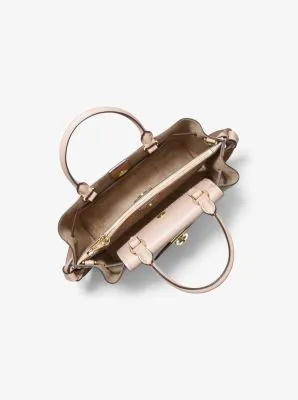Hamilton Legacy Small Leather Belted Satchel