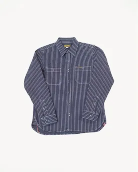 IHSH-266-IND - 12oz Wabash Work Shirt - Indigo