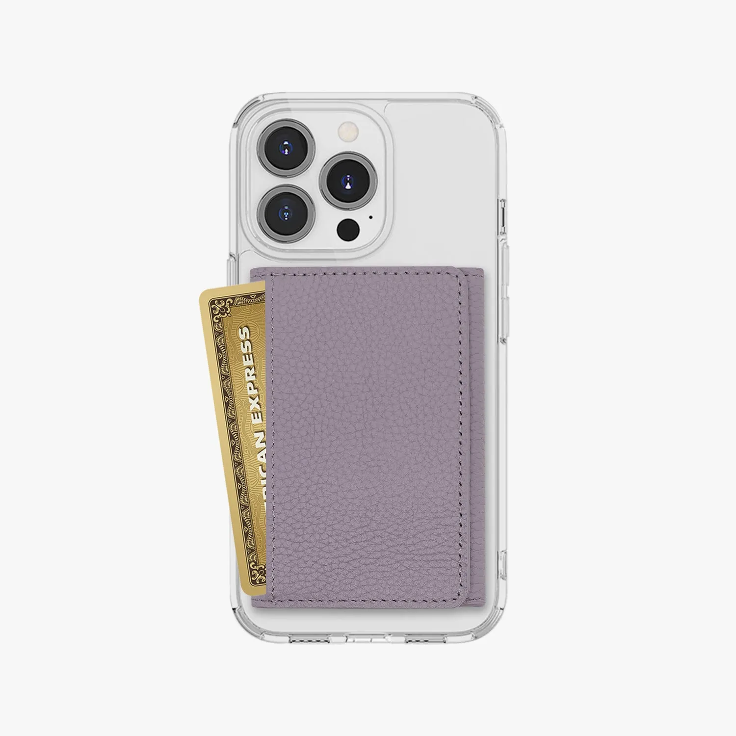 iPhone 16 HD Clear Case with MagSafe Trifold Wallet Set