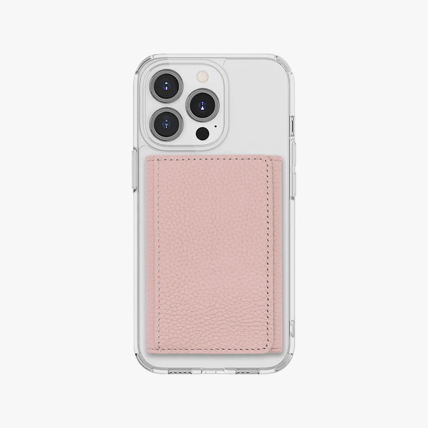 iPhone 16 HD Clear Case with MagSafe Trifold Wallet Set
