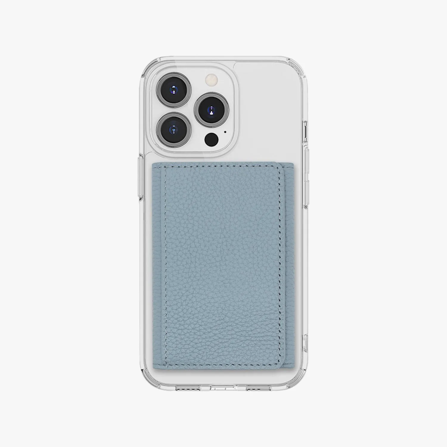 iPhone 16 HD Clear Case with MagSafe Trifold Wallet Set