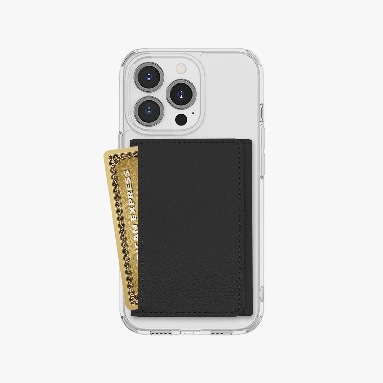 iPhone 16 HD Clear Case with MagSafe Trifold Wallet Set
