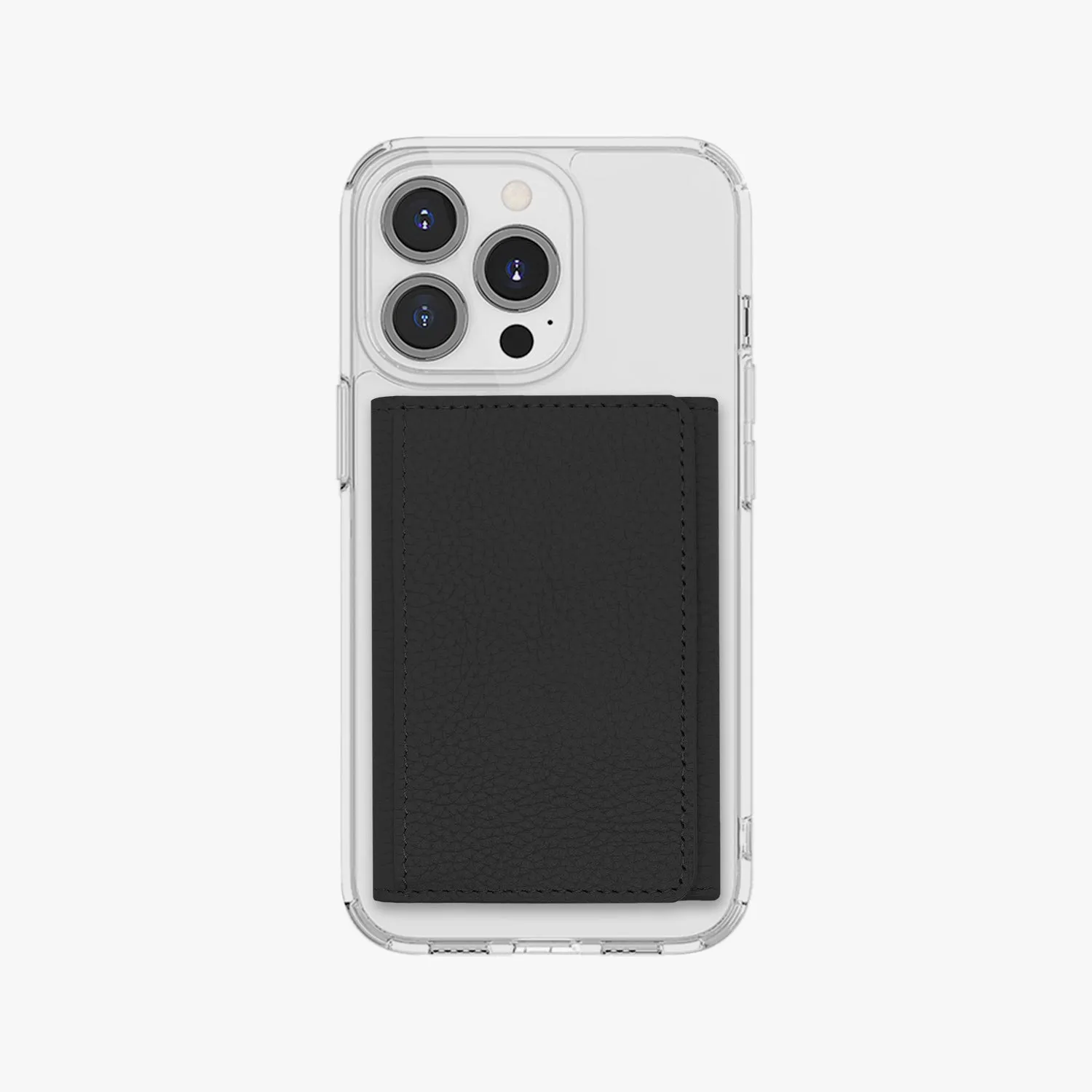 iPhone 16 HD Clear Case with MagSafe Trifold Wallet Set