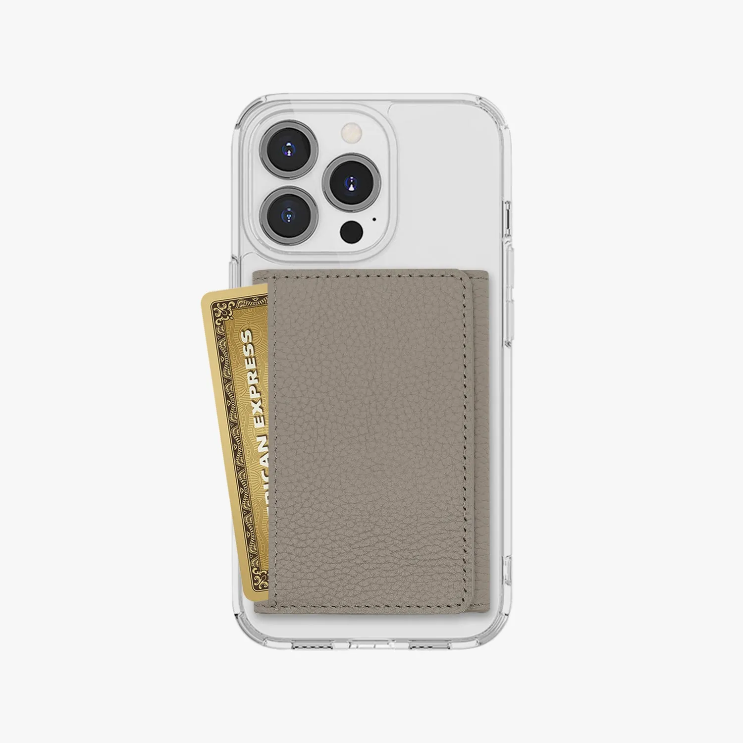 iPhone 16 HD Clear Case with MagSafe Trifold Wallet Set