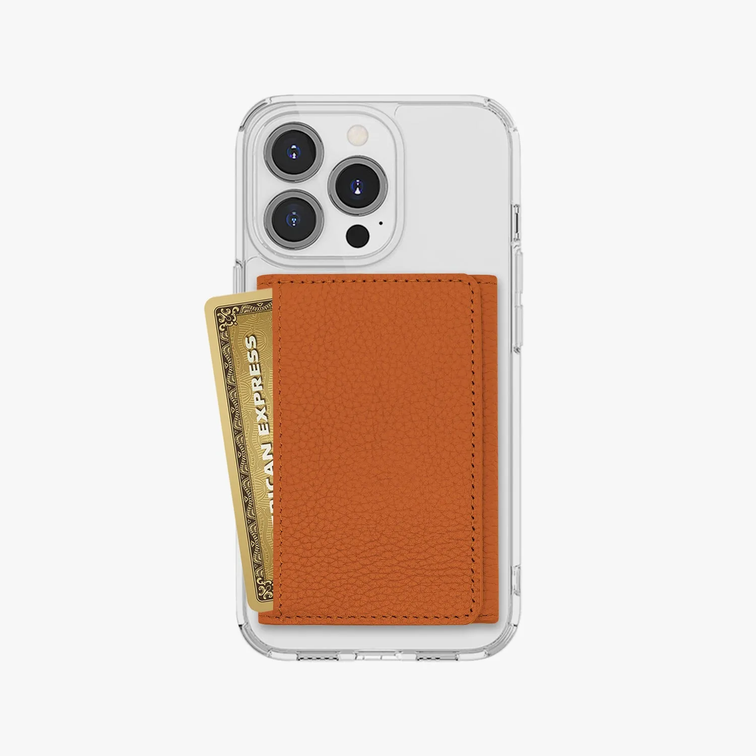 iPhone 16 HD Clear Case with MagSafe Trifold Wallet Set