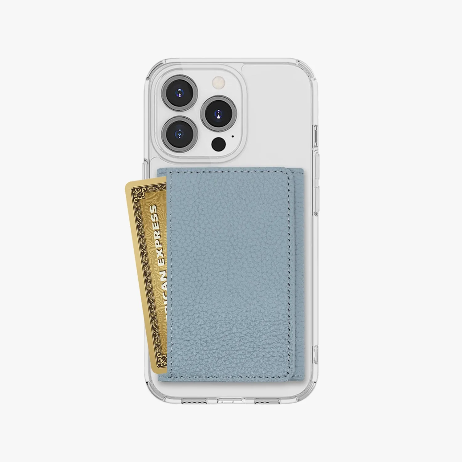 iPhone 16 HD Clear Case with MagSafe Trifold Wallet Set