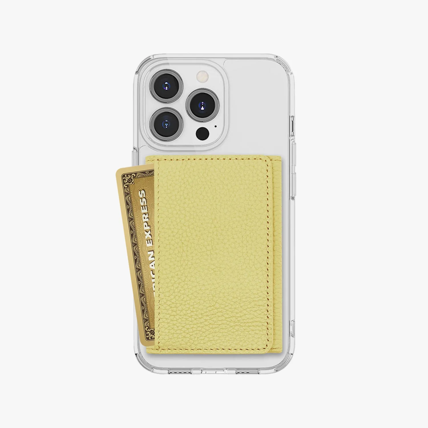 iPhone 16 HD Clear Case with MagSafe Trifold Wallet Set