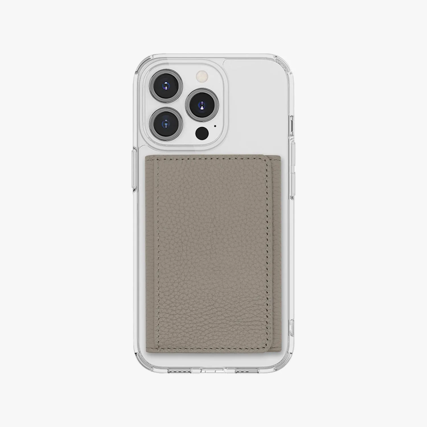 iPhone 16 HD Clear Case with MagSafe Trifold Wallet Set