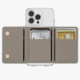iPhone 16 HD Clear Case with MagSafe Trifold Wallet Set