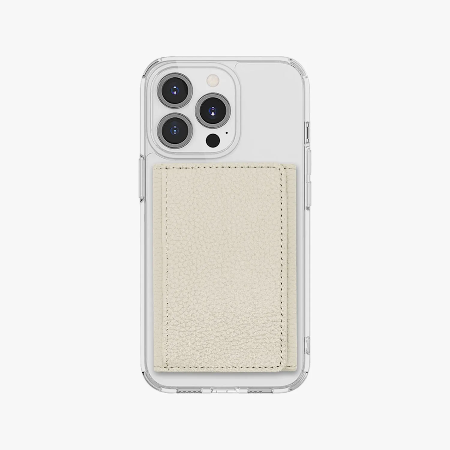 iPhone 16 HD Clear Case with MagSafe Trifold Wallet Set