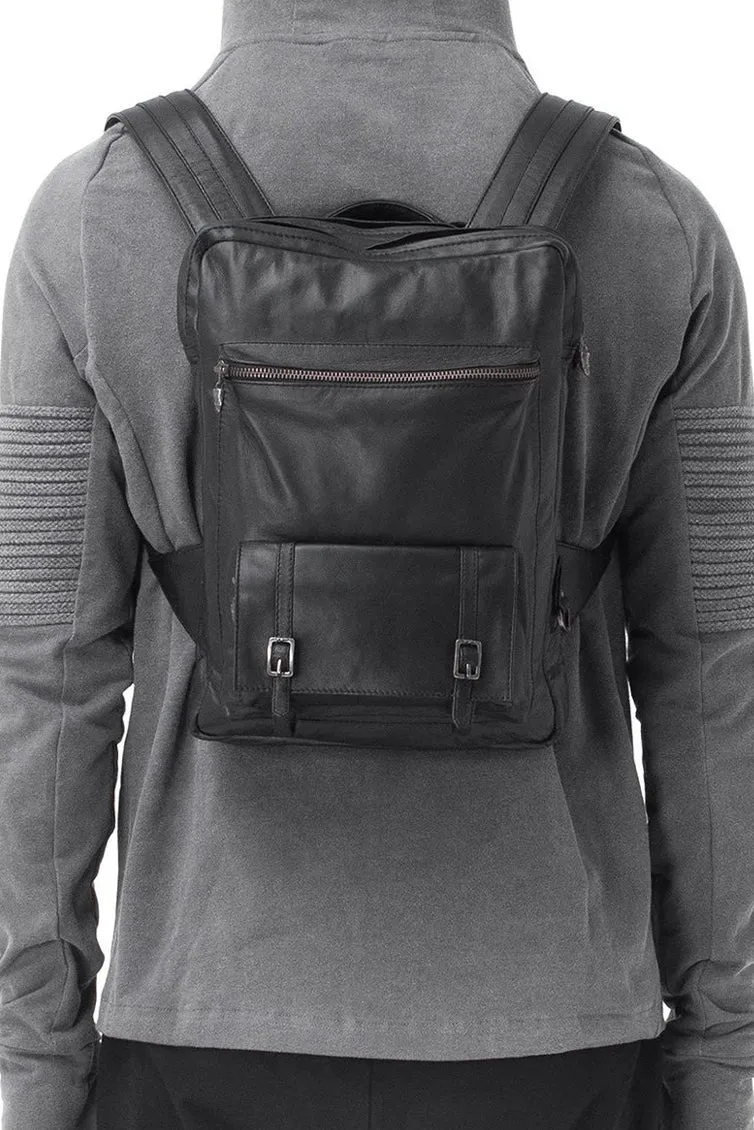 Jan Hilmer Triple Claw Backpack - leather