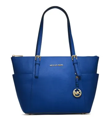 Jet Set Large Crossgrain Leather Top-Zip Tote Bag