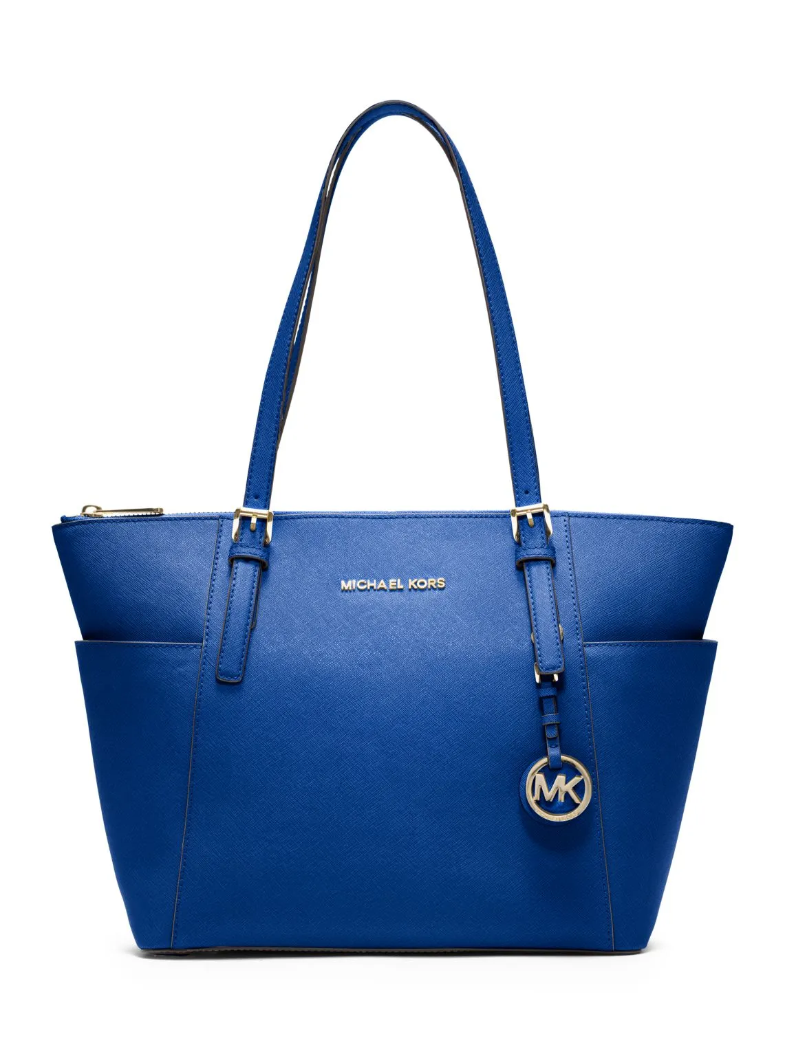 Jet Set Large Crossgrain Leather Top-Zip Tote Bag