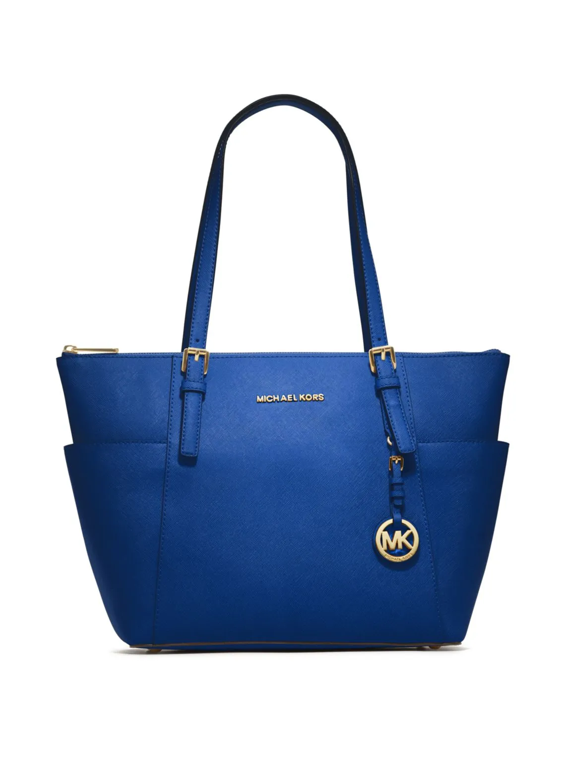 Jet Set Large Crossgrain Leather Top-Zip Tote Bag