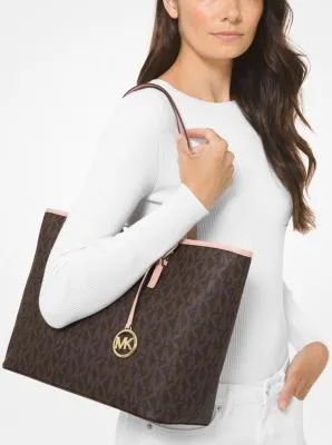 Jet Set Medium Logo Tote Bag