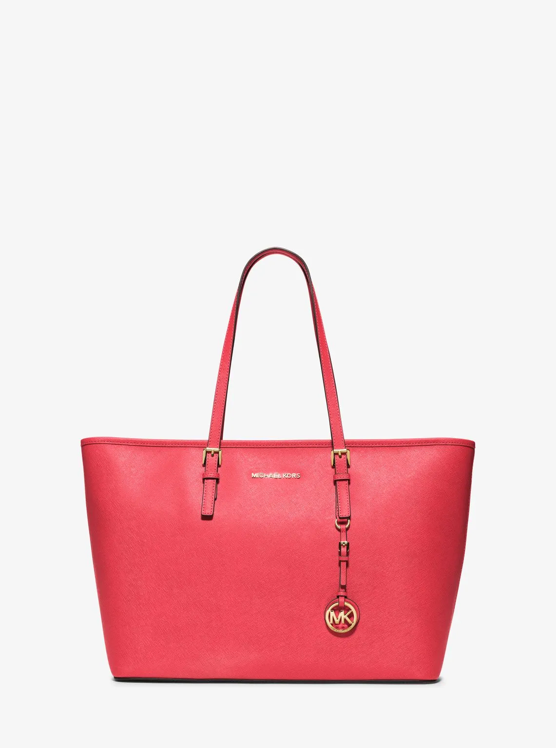 Jet Set Medium Saffiano Leather Top-Zip Tote Bag