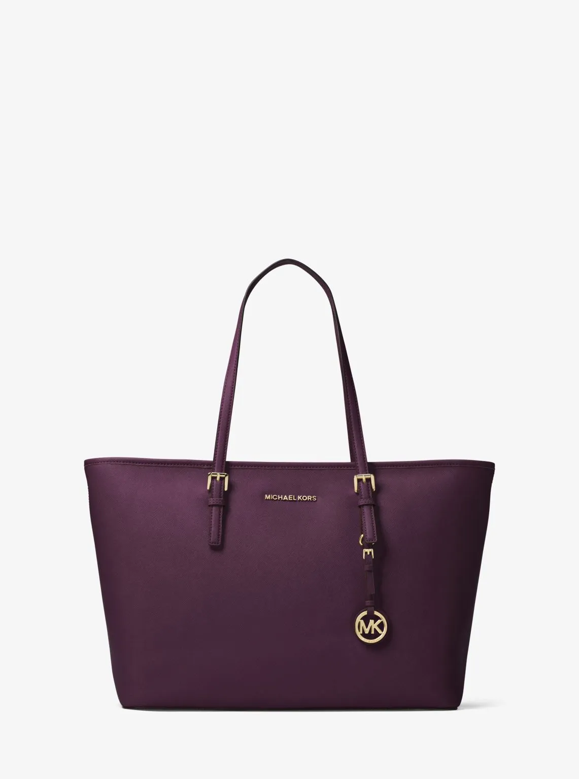 Jet Set Medium Saffiano Leather Top-Zip Tote Bag