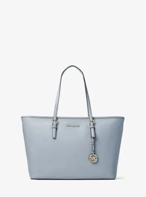 Jet Set Medium Saffiano Leather Top-Zip Tote Bag