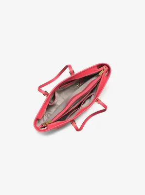 Jet Set Medium Saffiano Leather Top-Zip Tote Bag