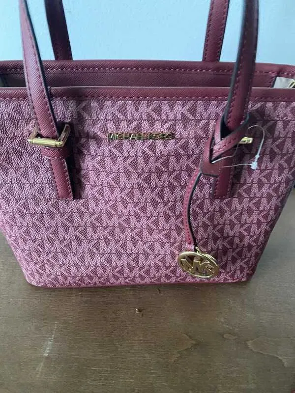 Jet Set Travel Extra-Small Logo Top-Zip Tote Bag