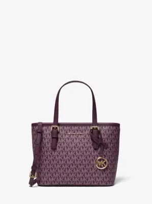 Jet Set Travel Extra-Small Logo Top-Zip Tote Bag