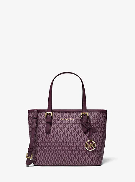Jet Set Travel Extra-Small Logo Top-Zip Tote Bag